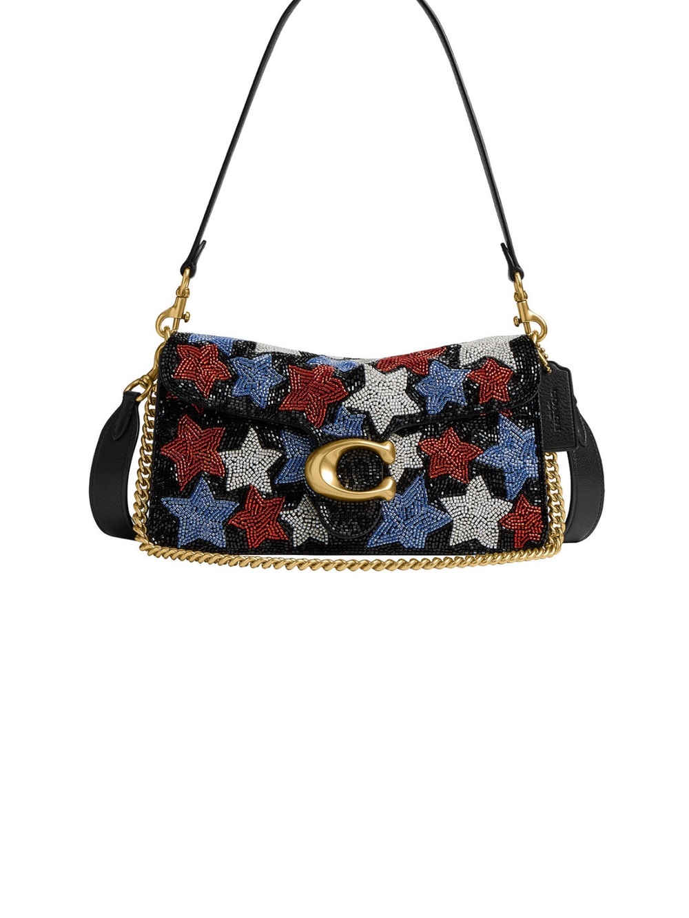 NWT Coach 250th Anniversary Tabby 26 Multi Beaded Stars Limited Ed. Purse - Rare